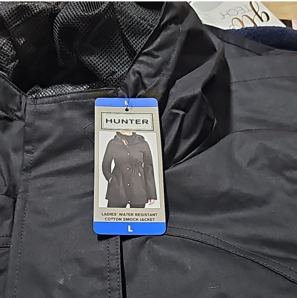 Hunter Ladies' water-resistant cotton smock jacket nwt - Picture 6 of 8